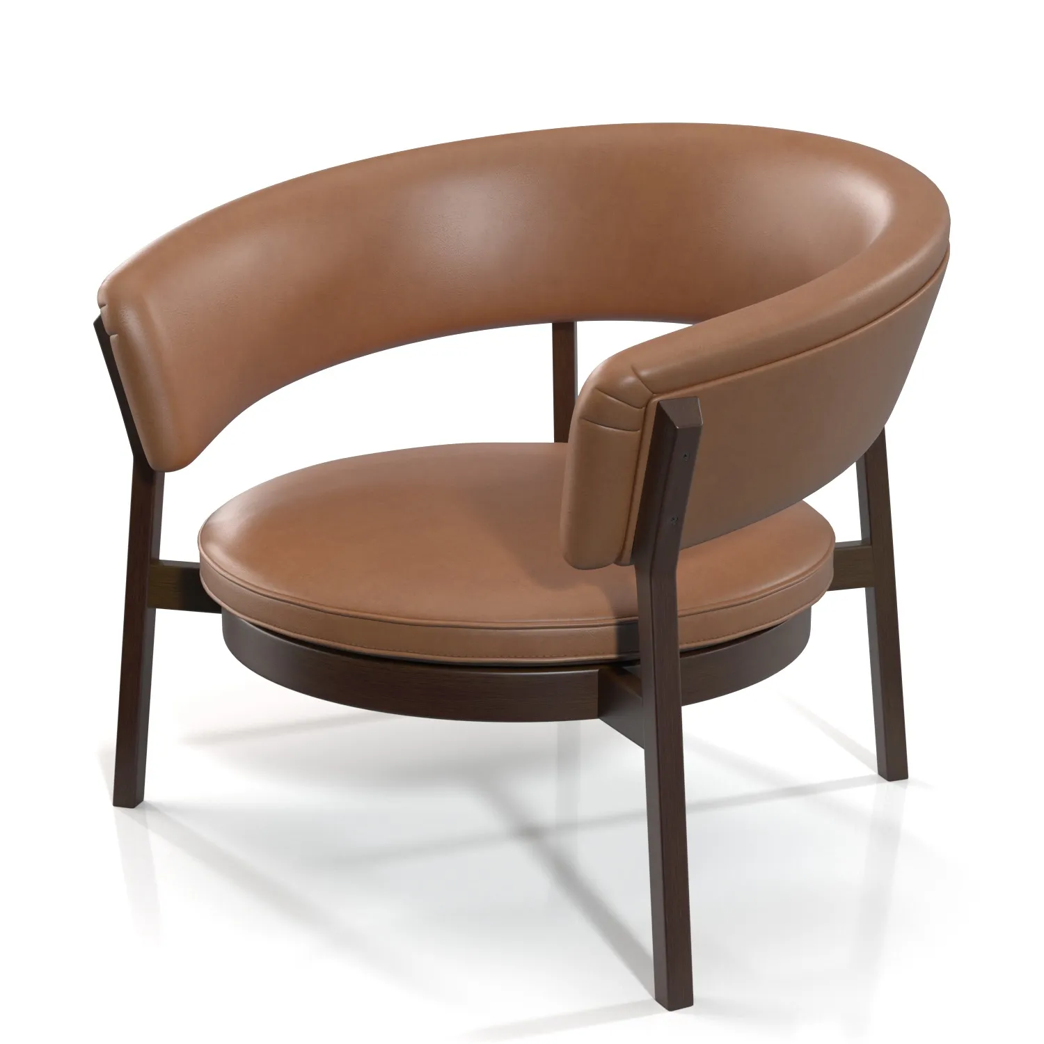 Poltrona Trecentosessanta 1958 Armchair PBR 3D Model_01